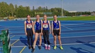 4x800m finalistijoukkue Santra, Kaisa, Veera ja Peppi